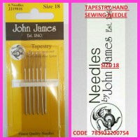 JOHN JAMES TAPESTRY HAND SEWING NEEDLE SIZE 18